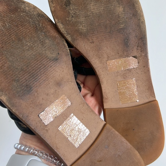 MADEWELL Addie slide sandal black leather size 6 - Picture 9 of 10